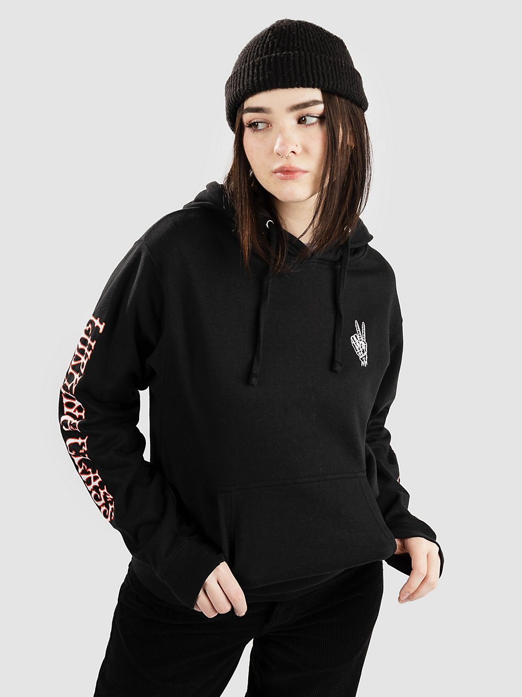 Lurking Class Dertha Hoodie zwart