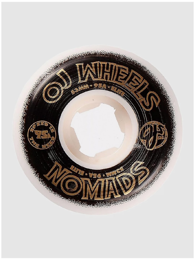 OJ Wheels Elite Nomads 95A 53mm Wielen wit