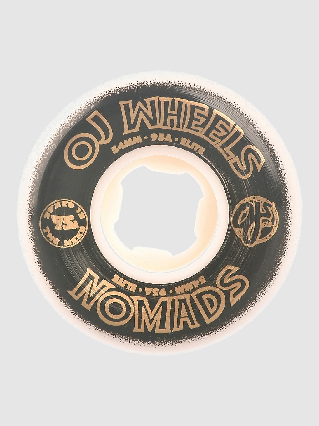 OJ Wheels Elite Nomads 95A 54mm Wielen wit