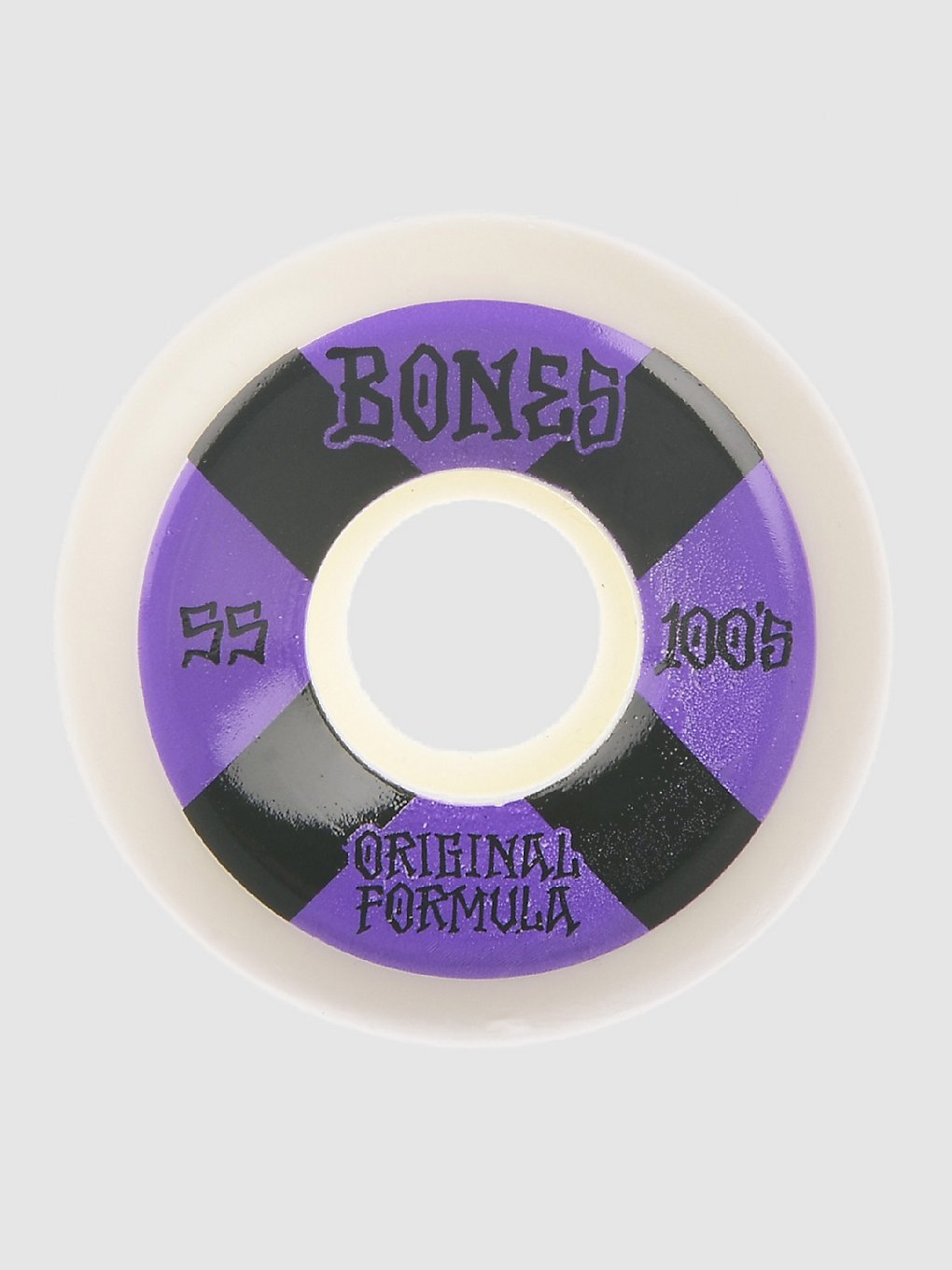 Bones Wheels 100's OG #4 V5 Sidecut 100A 55mm Wielen wit