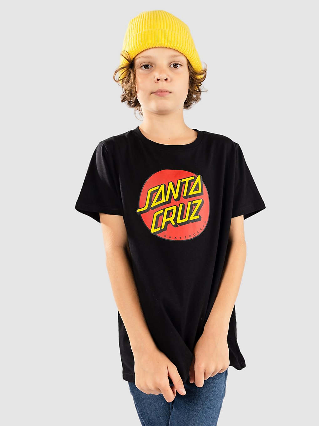 Santa Cruz Classic Dot T-Shirt zwart