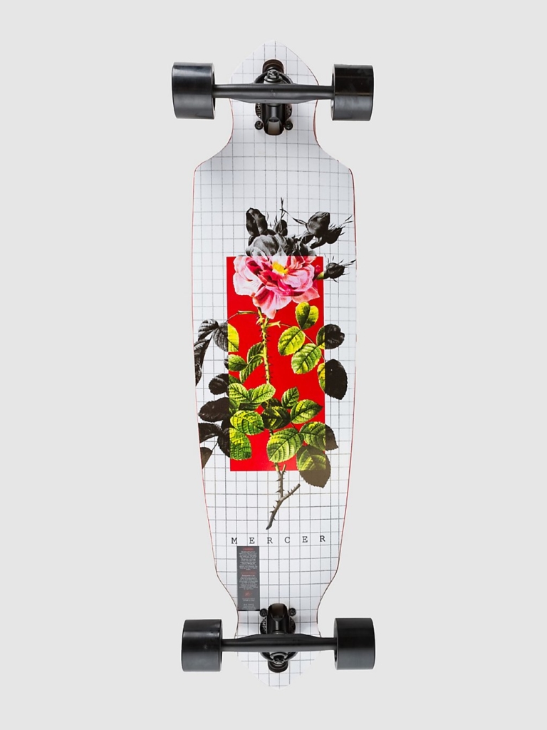 Mercer Rose Inverted 36″ Longboard Complete patroon
