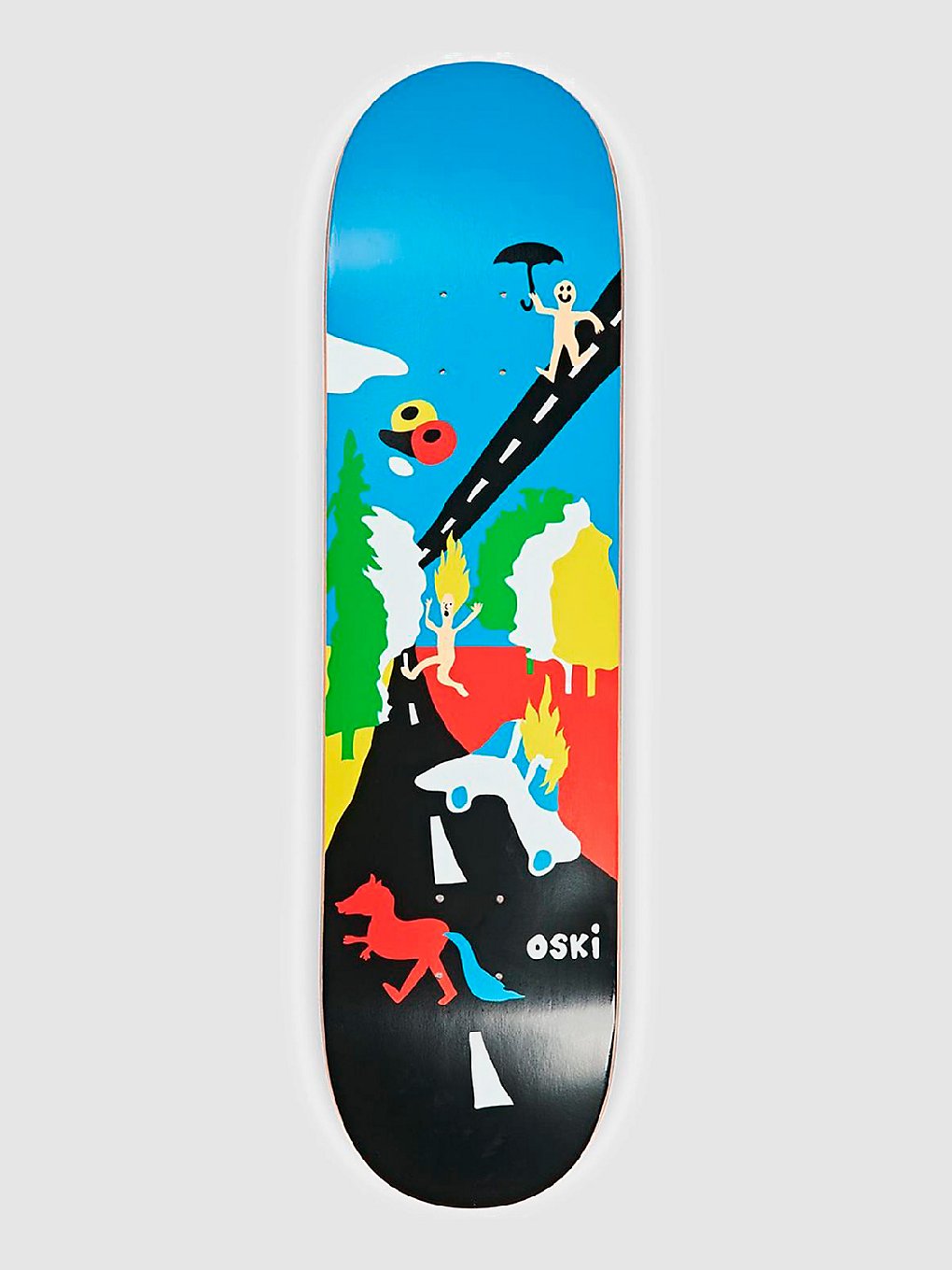 Polar Skate Oskar Rozenberg Beautiful Day 8.0" Skateboard deck blauw