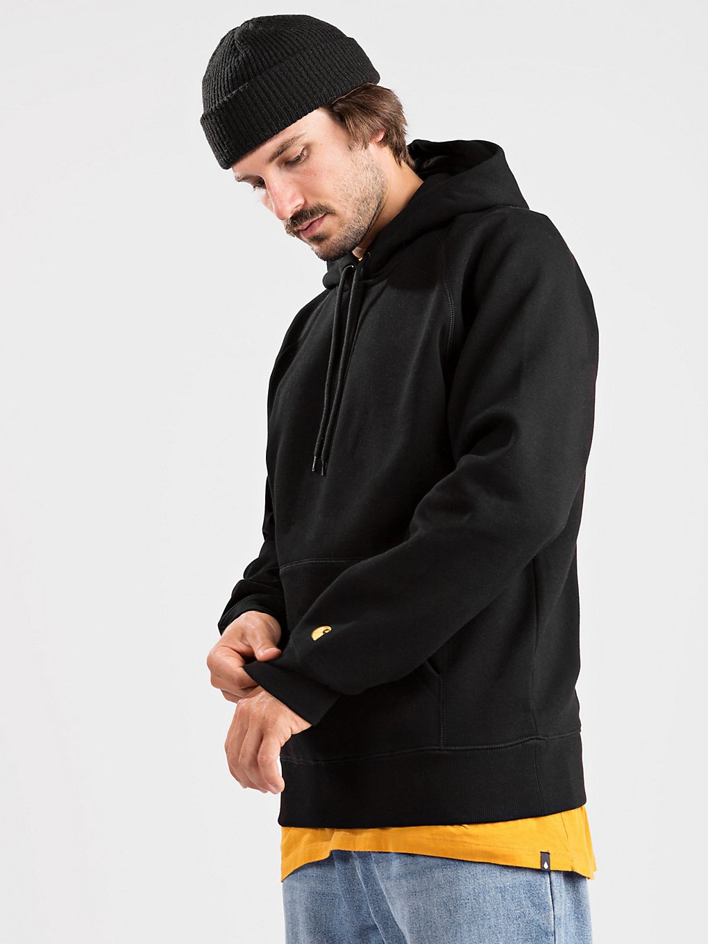 Carhartt WIP Chase Hoodie zwart