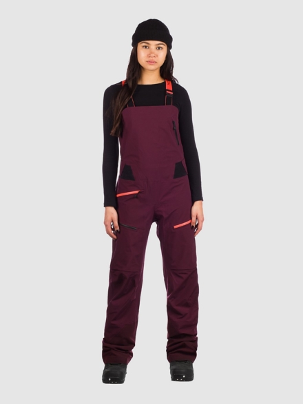 Ortovox 3L Deep Shell Bib broek rood