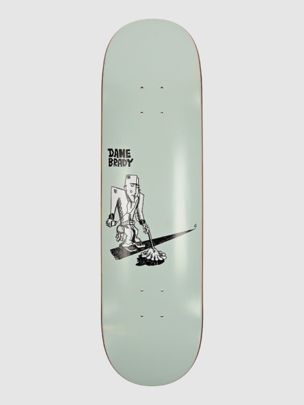 Polar Skate Dane Brady Mopping 8.378" Skateboard deck groen
