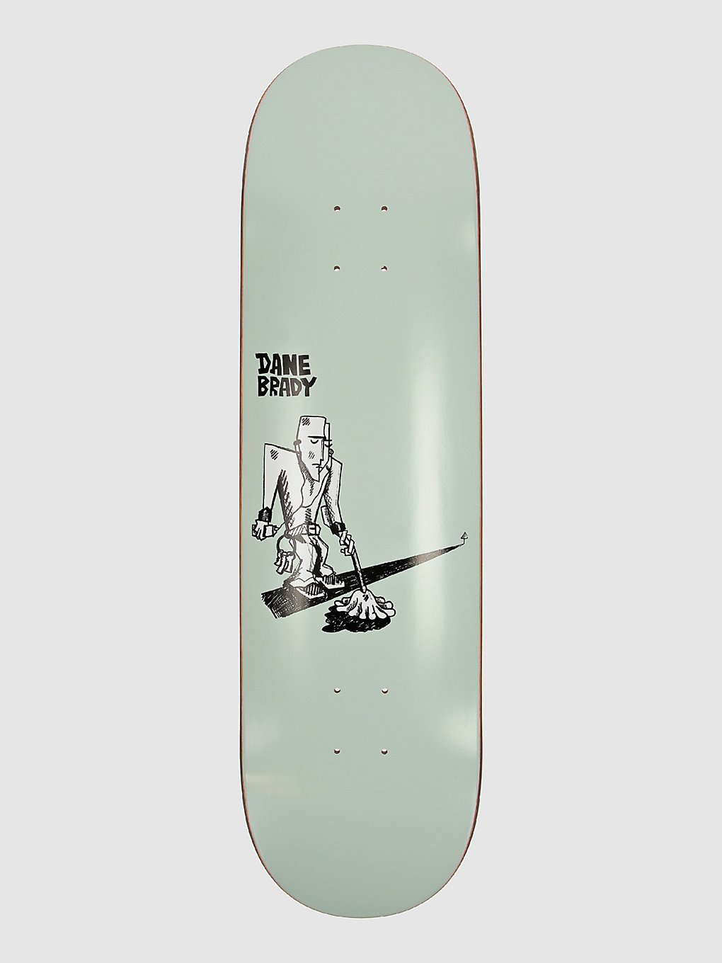 Polar Skate Dane Brady Mopping 8.378" Skateboard deck groen