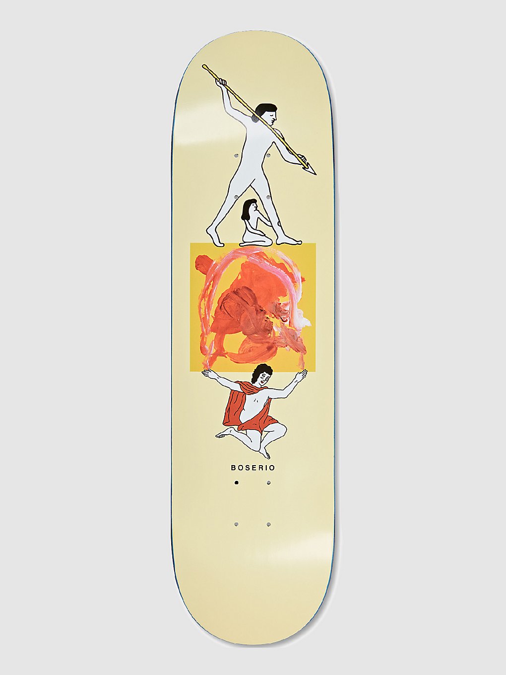 Polar Skate Nick Boserio Family 8.375" Skateboard deck geel
