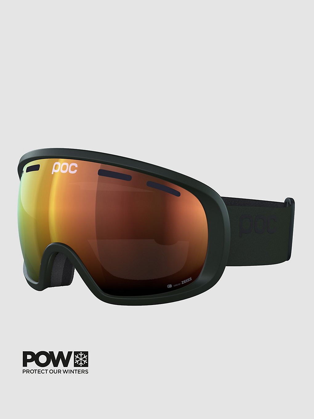 POC Fovea Clarity Pow JJ Bismuth Green Skibril groen