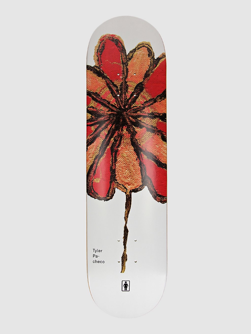 Girl Pacheco Blooming 8" Skateboard deck wit