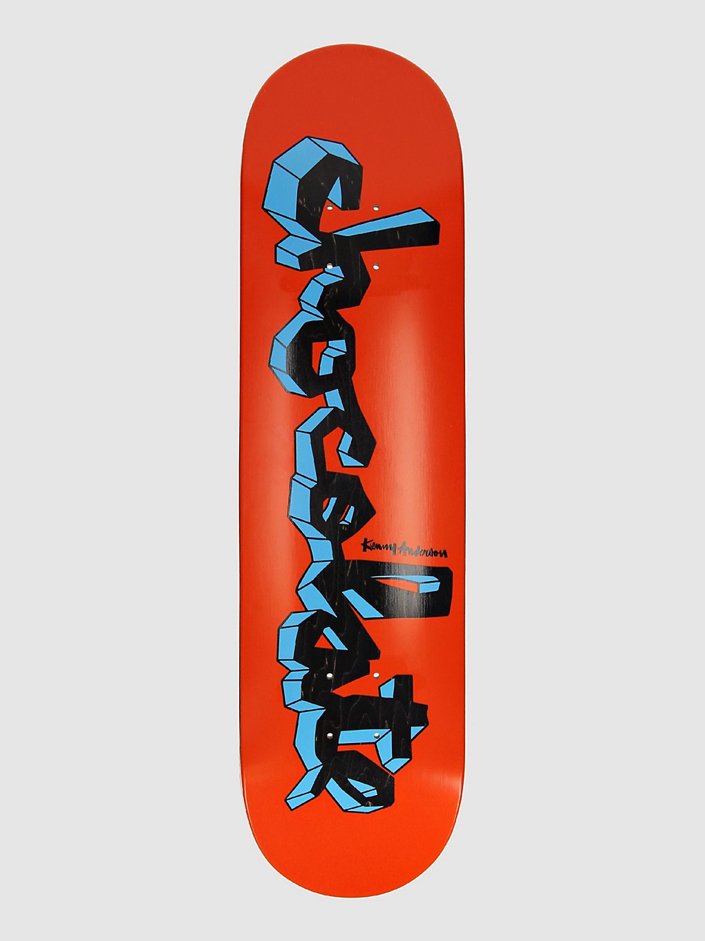 Chocolate Anderson Lifted Chunk 8" Skateboard deck oranje