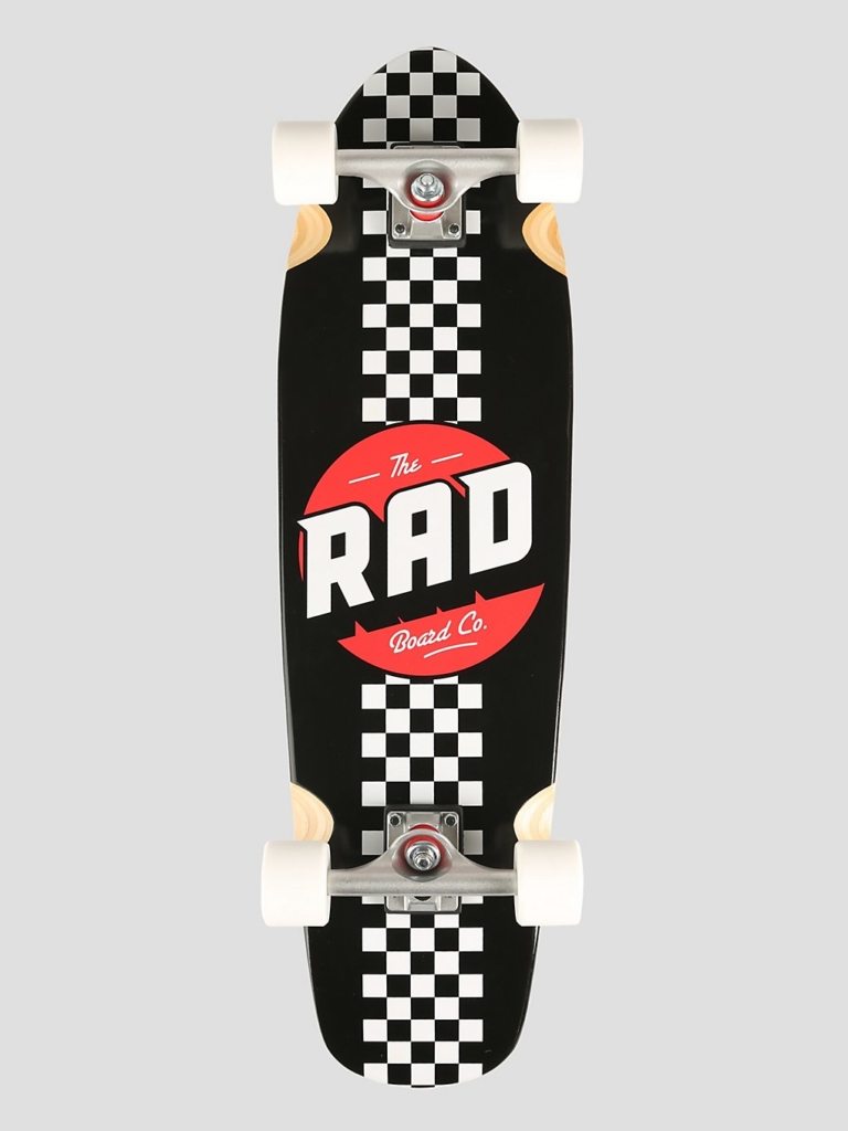 RAD Board Co. Cali Checker Stripe 9.125″ Complete zwart