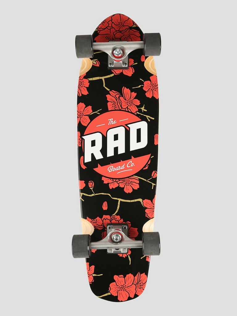 RAD Board Co. Cali Checker Blossoms 9.125″ Complete zwart