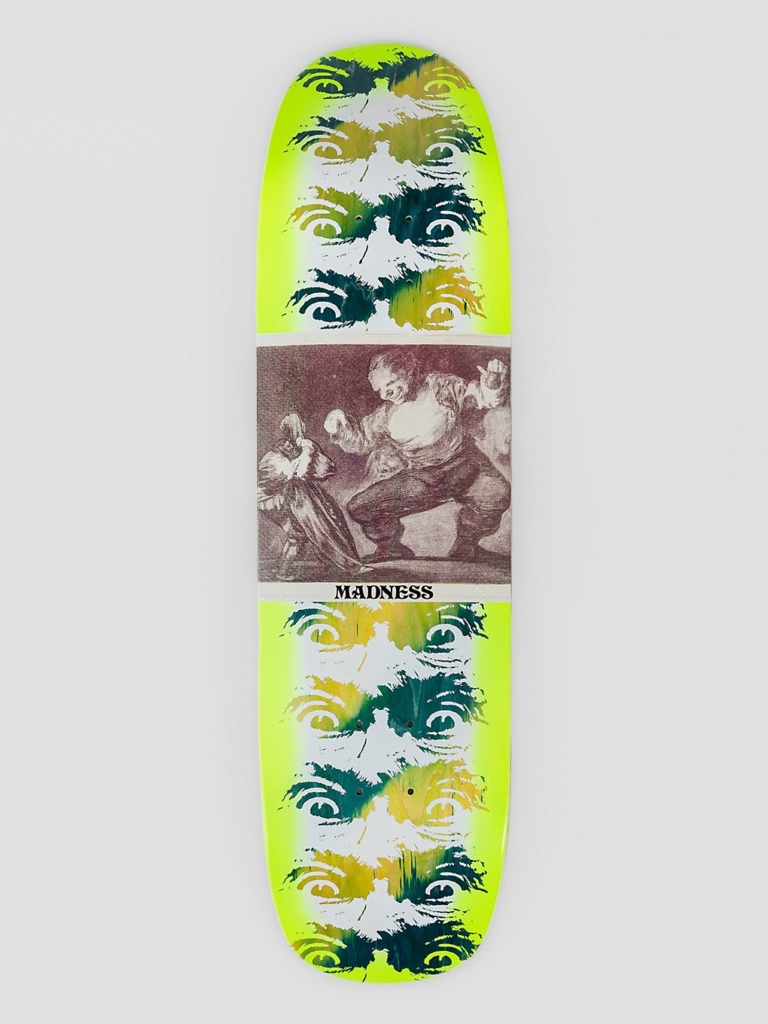 Madness Skateboards Desperate Eyes Super Sap R7 8.375″ Skateboard deck geel