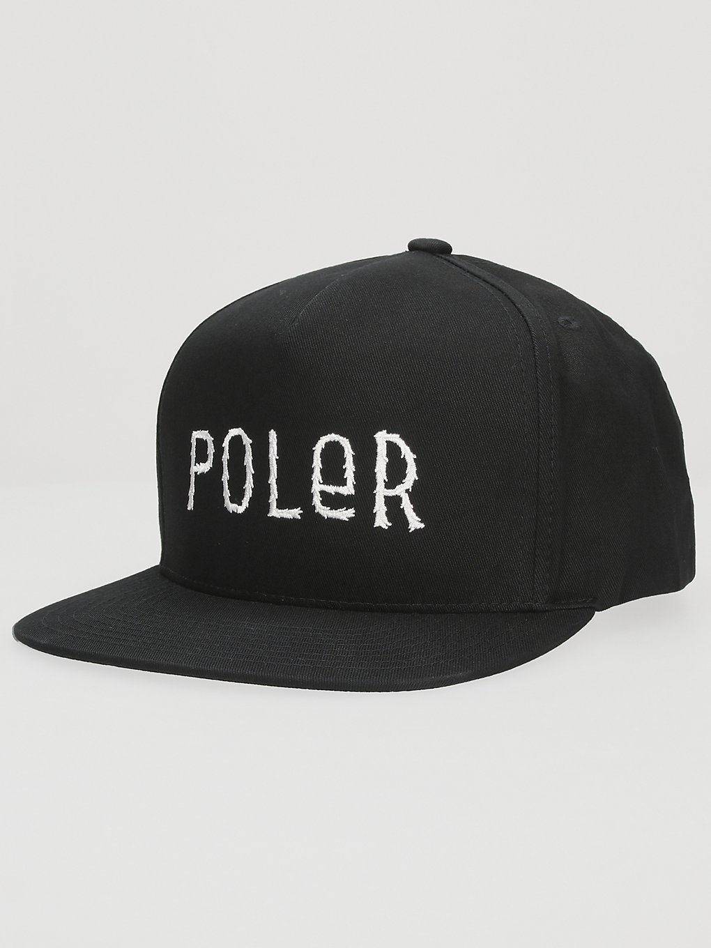 Poler Furry Font Snapback petje zwart