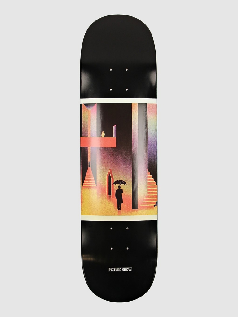 Picture Show Visitor 8″ Skateboard deck zwart