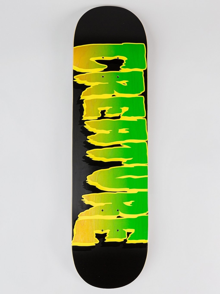 Creature Logo Outline Stumps 8.25″ Skateboard deck zwart
