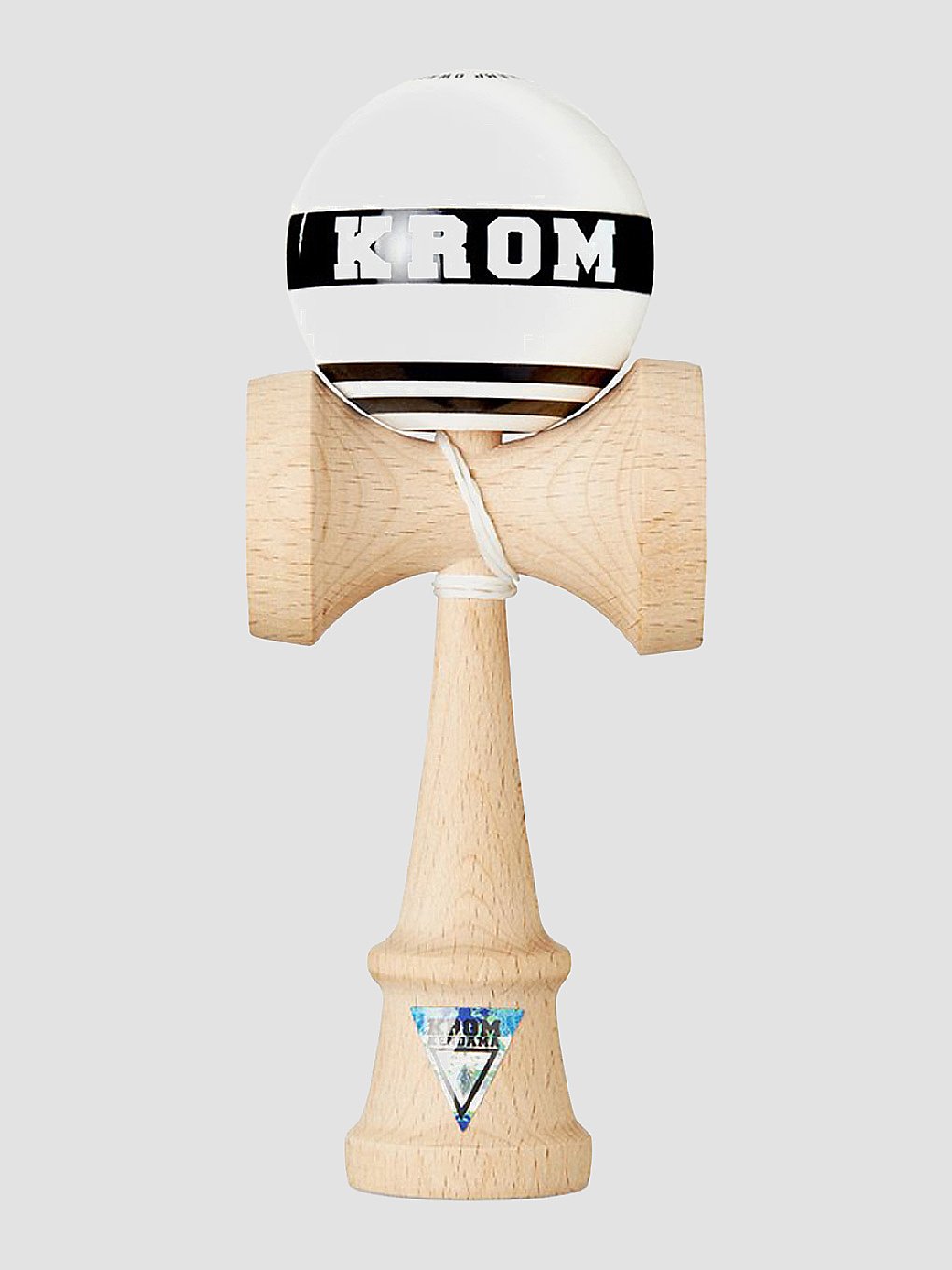 Kendama Krom Krom Strogo wit bruin