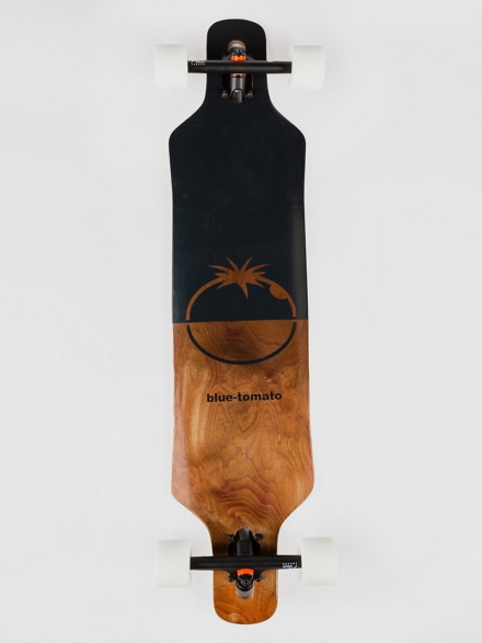 Blue Tomato Logo 39" Longboard Complete zwart