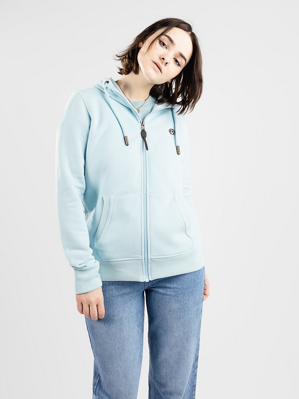 Kazane Sonia Zip Hoodie blauw