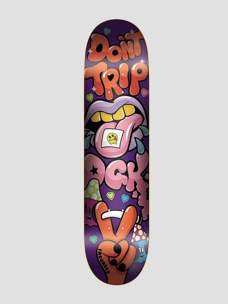 DGK Ghetto Psych Fagundes 8.25″ Skateboard deck patroon