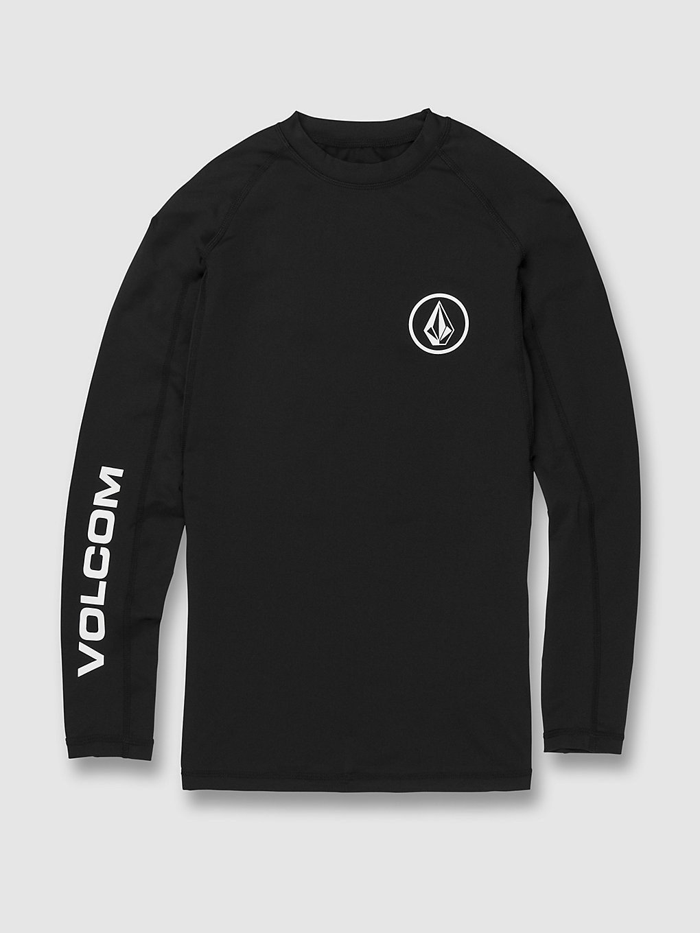 Volcom Lido Solid Longsleeve Lycra zwart