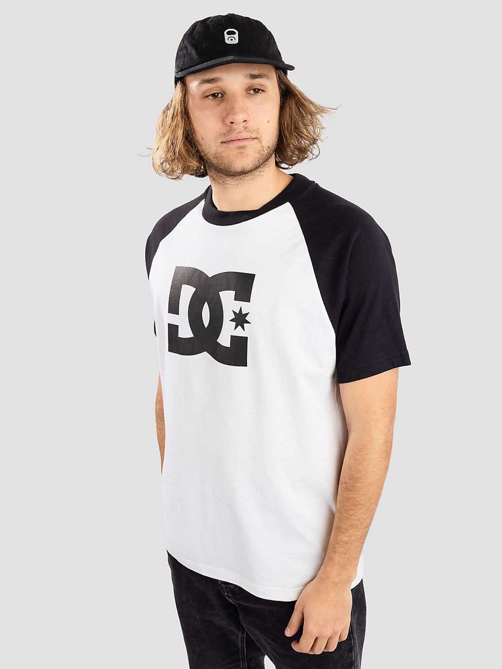 DC Star Raglan T-Shirt wit