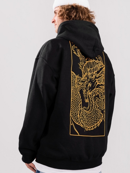 Empyre Golden Dragon Hoodie zwart
