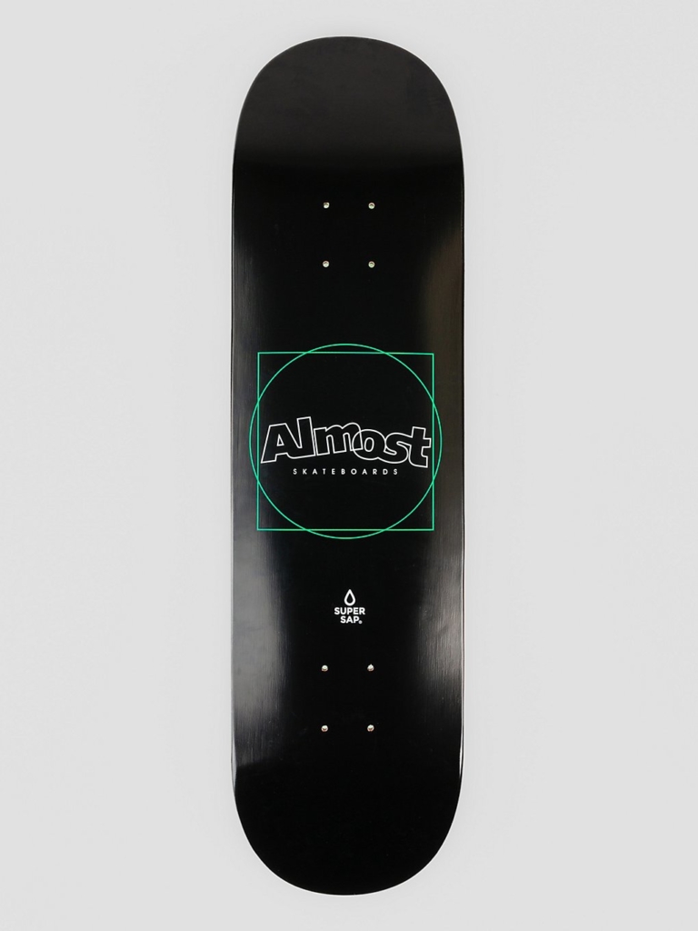 Almost Greener Super Sap R7 8.5″ Skateboard deck zwart