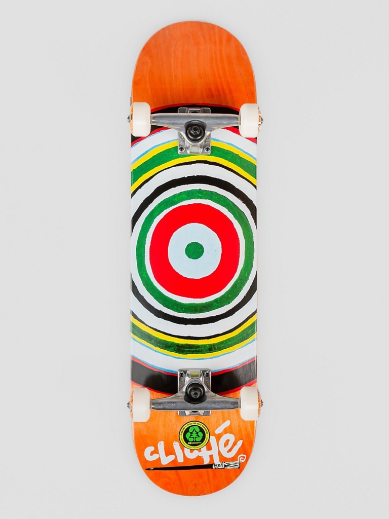 Cliché Painted Circle 8.25″ Complete oranje
