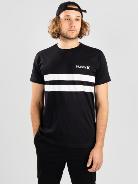 Hurley Oceancare Block Party T-Shirt zwart
