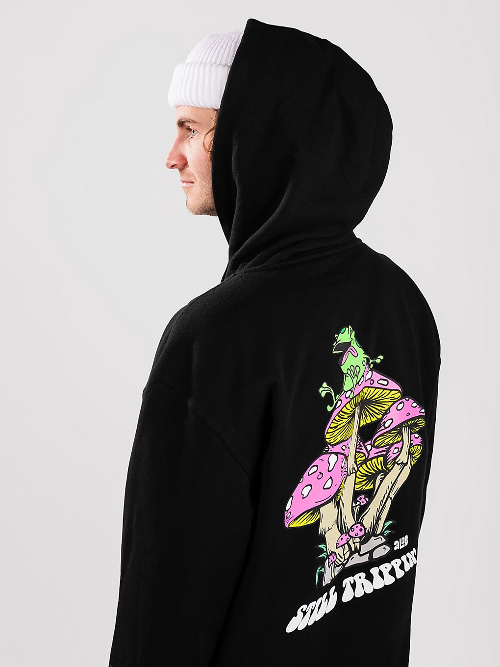 A.Lab Still Trippin Hoodie zwart