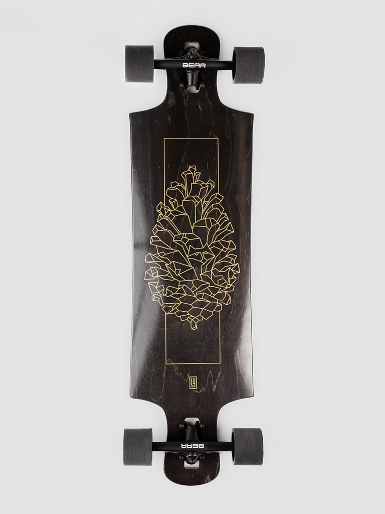 Landyachtz Drop Hammer Pinecone 36.5″ Drop Through Complete zwart