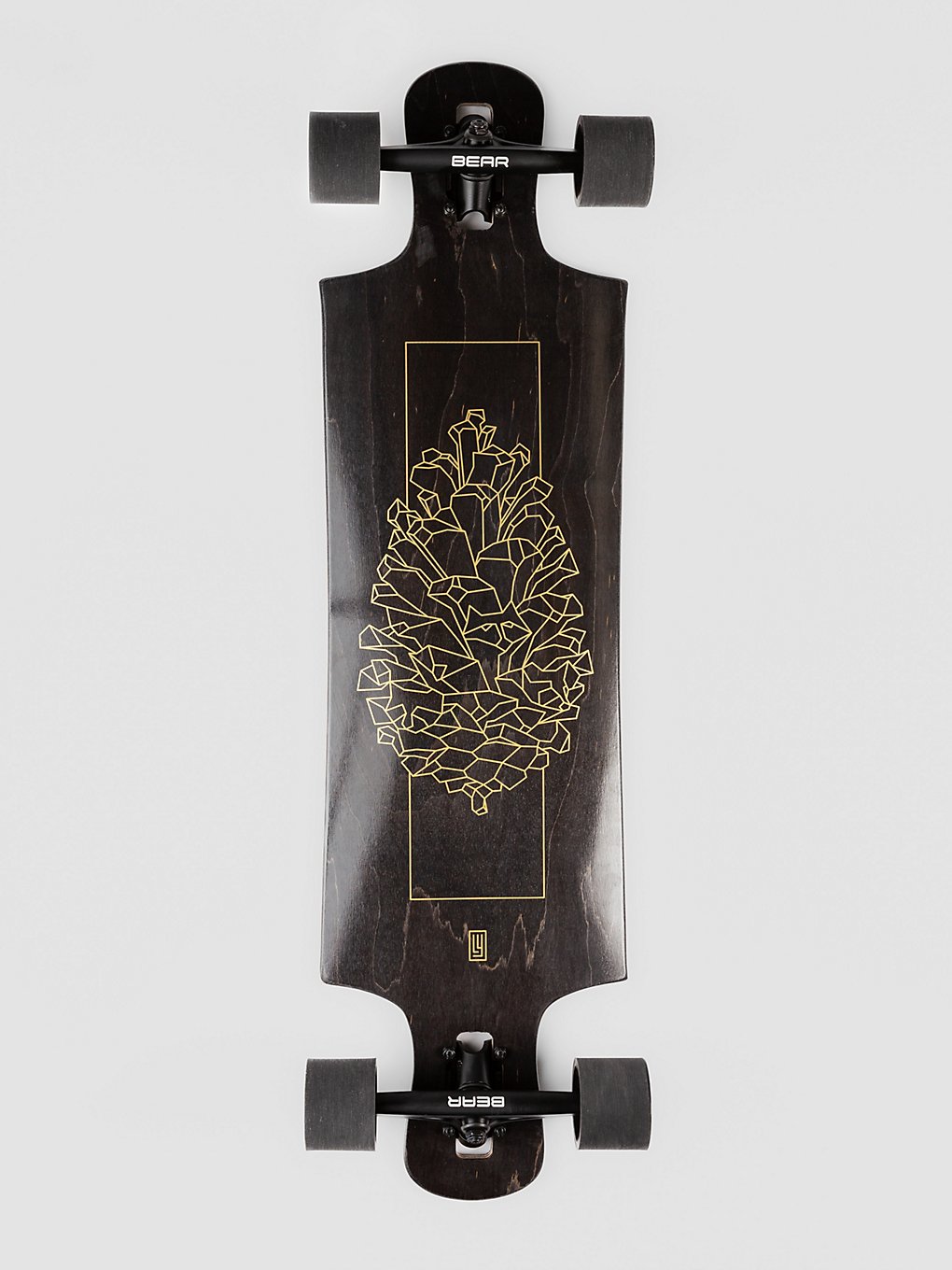 Landyachtz Drop Hammer Pinecone 36.5" Drop Through Complete zwart