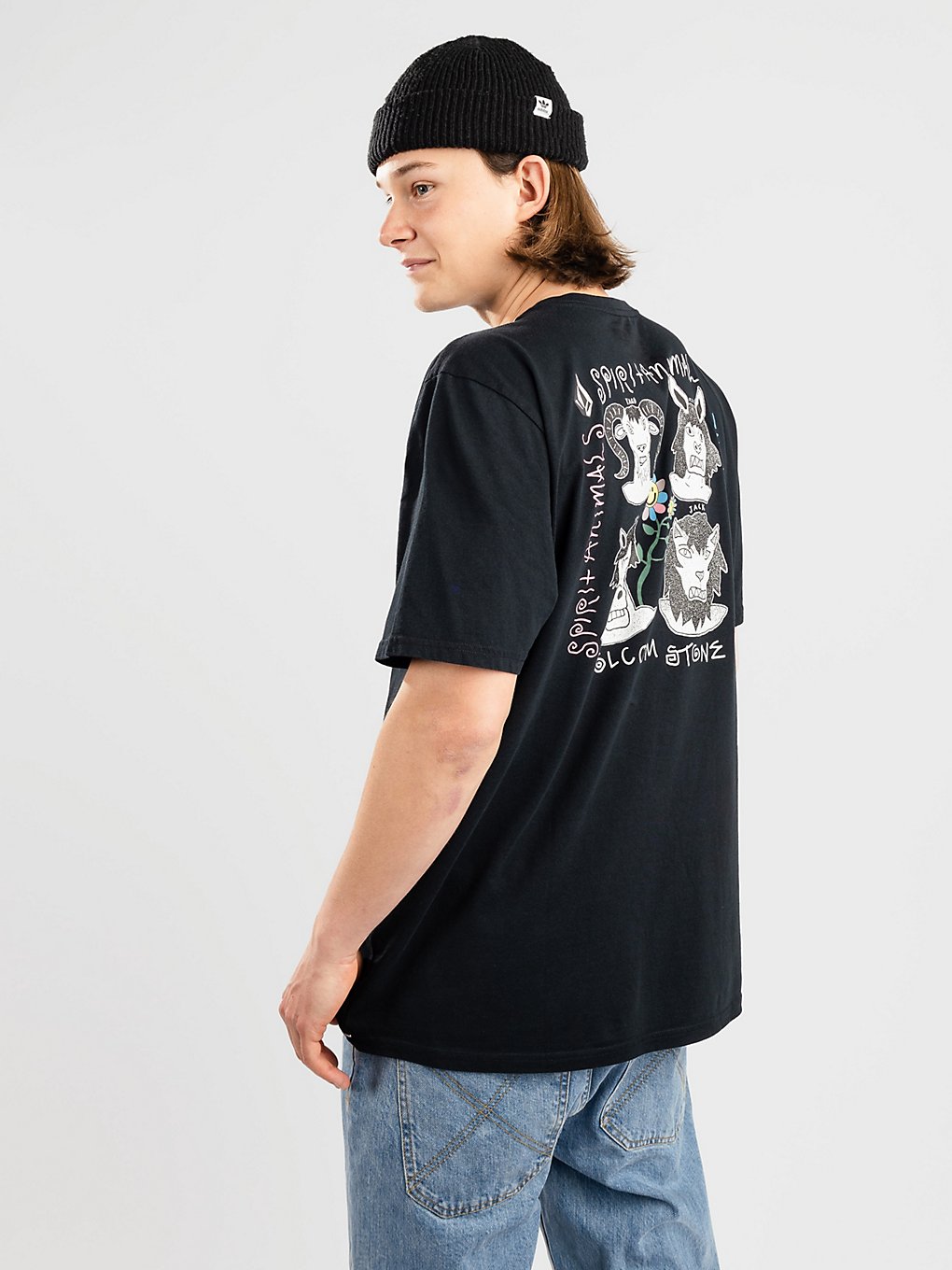 Volcom Surf Vitals Animal T-Shirt zwart