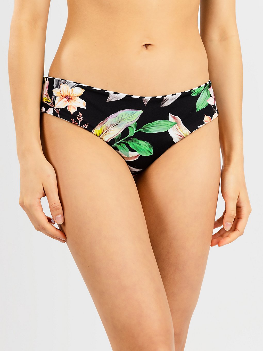 Hurley Flora RVSB Cheeky Bikini broek patroon
