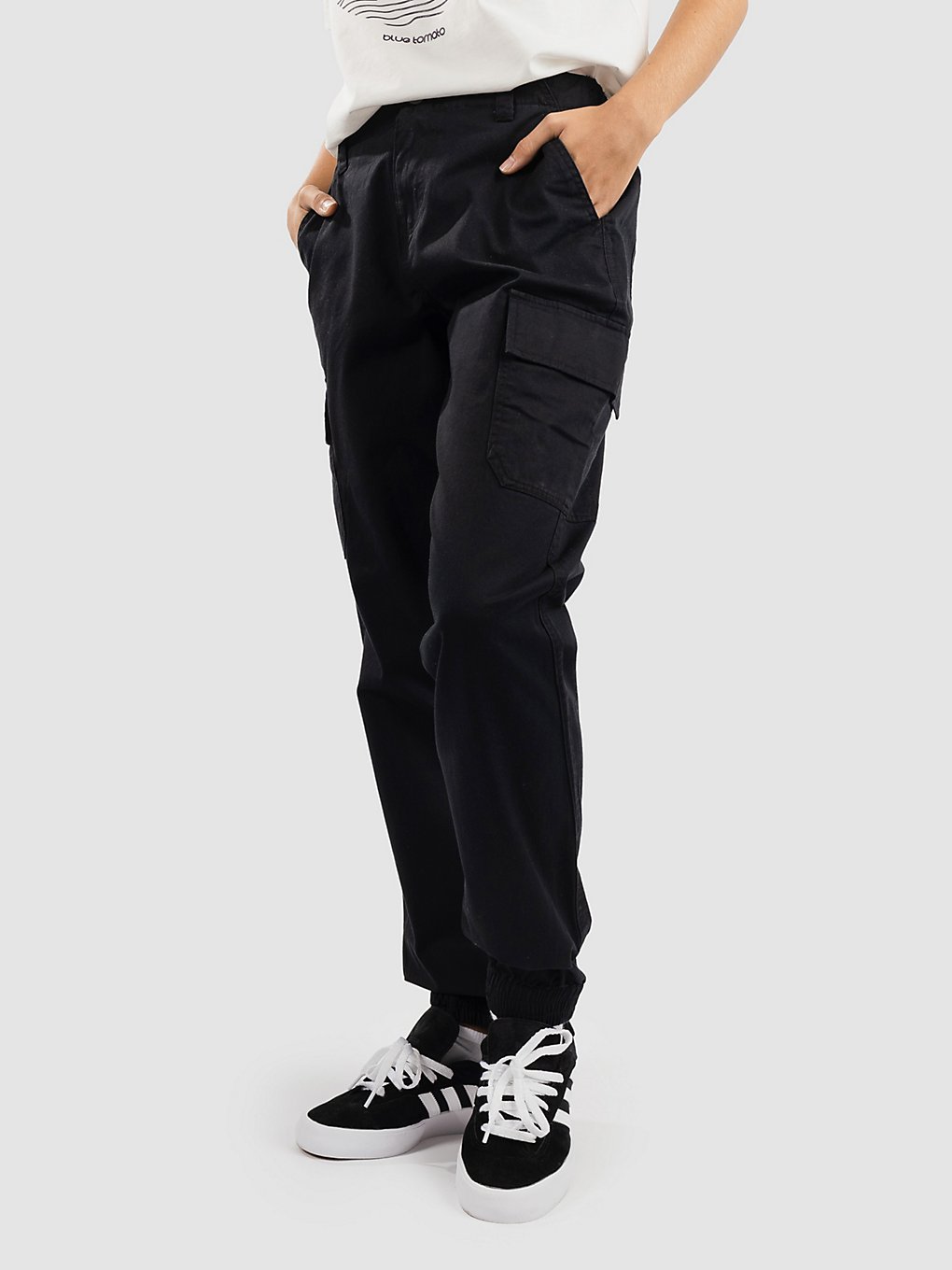 Empyre E-Waist Twill Jogger Broek zwart