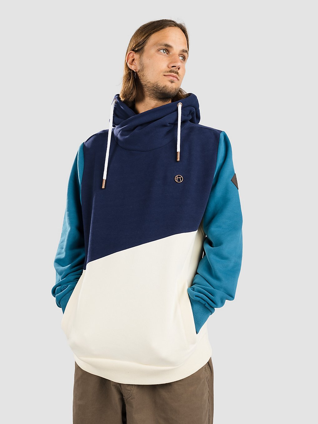 Kazane Johan Hoodie blauw