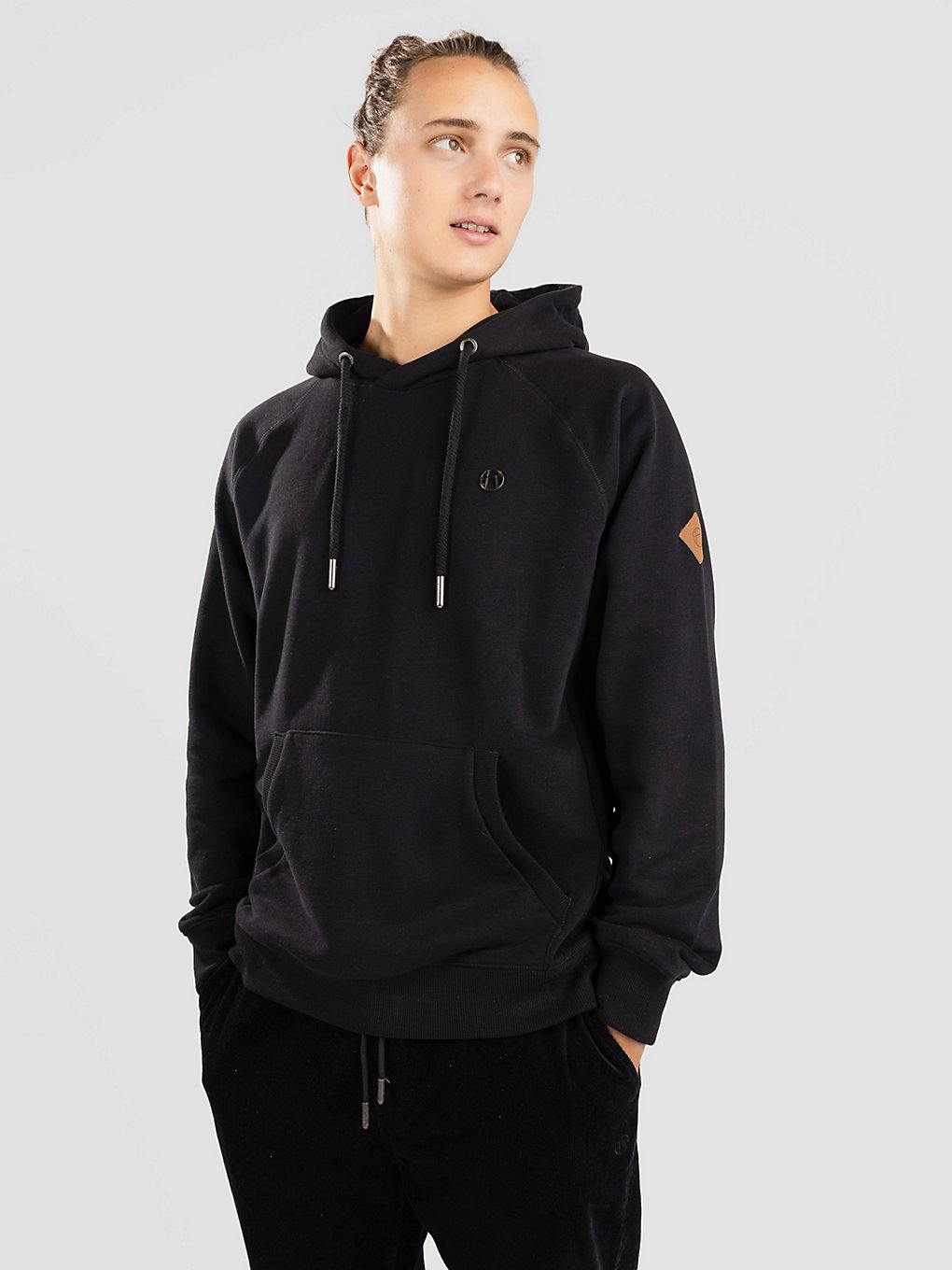 Kazane Esben Hoodie zwart