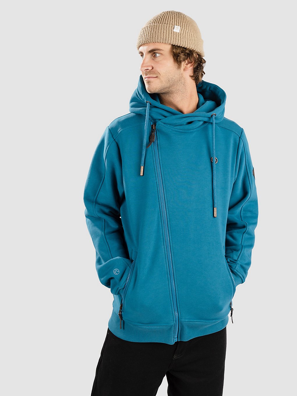 Kazane Arches Zip Hoodie blauw