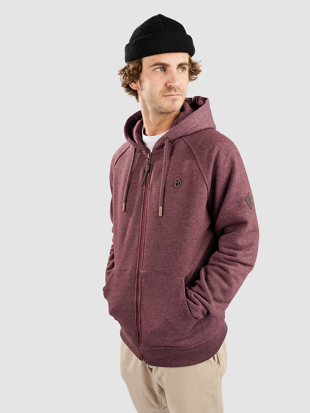 Kazane Oddvar Zip Hoodie rood