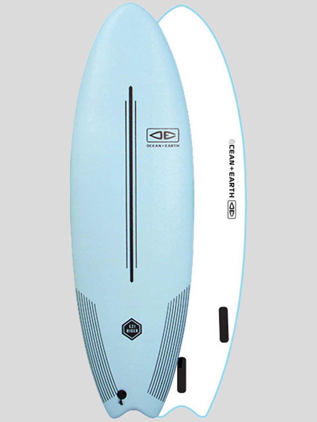 Ocean & Earth Ezi Rider 5'6 Softtop Surfboard blauw