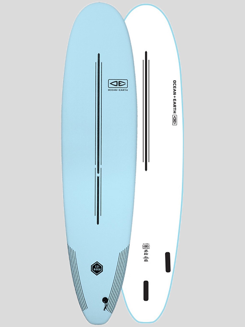 Ocean & Earth Ezi Rider 7'6 Softtop Surfboard blauw
