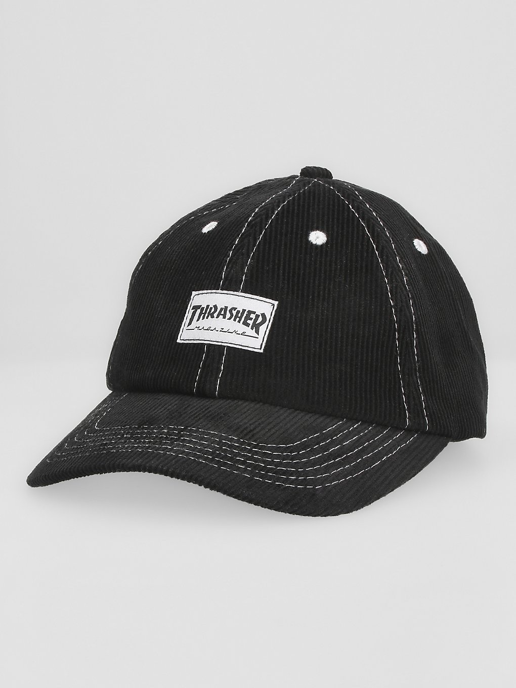 Thrasher Corduroy Old Timer petje zwart