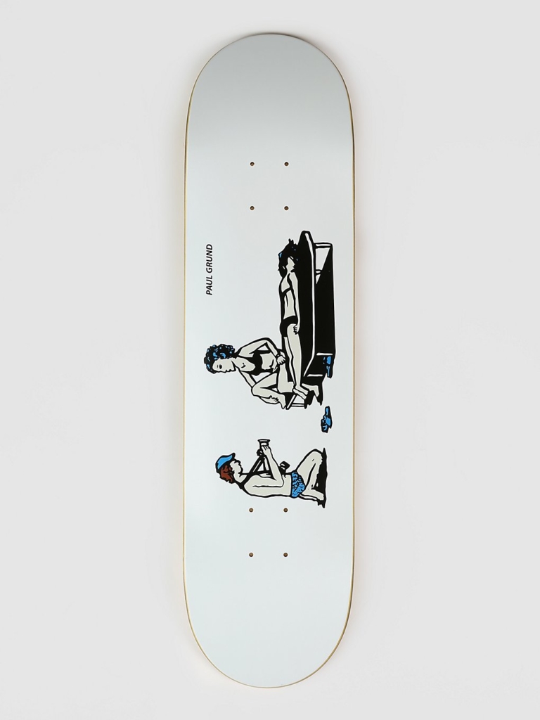 Polar Skate Paul Grund Photographer 8.125″ Skateboard deck wit