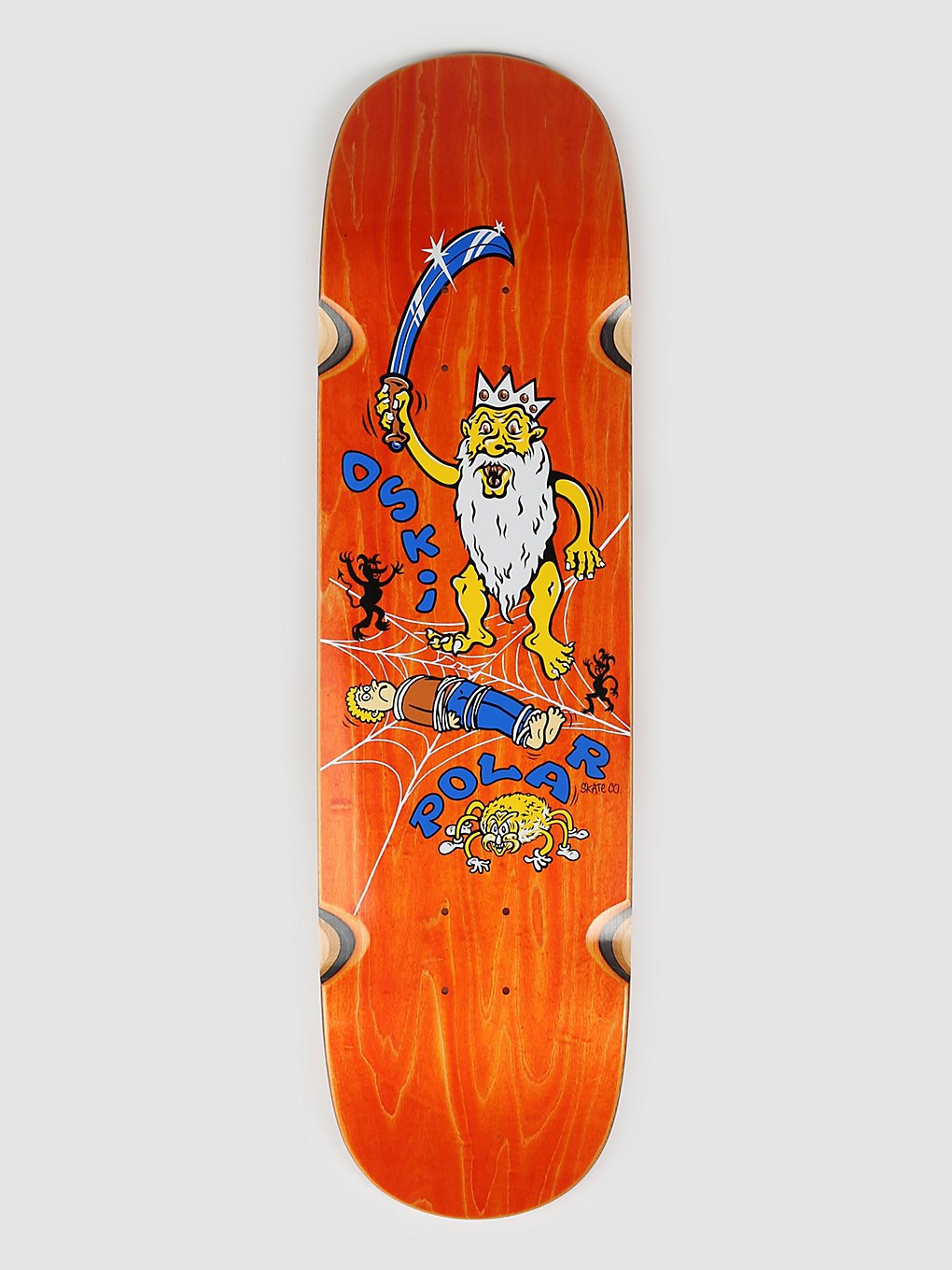 Polar Skate Oskar Rozenberg Spider King P2 Skateboard deck patroon