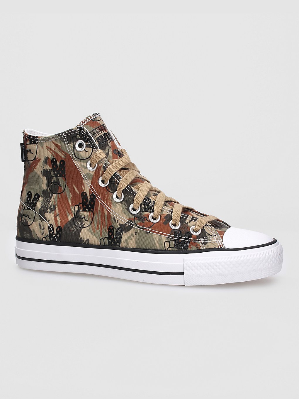 Converse Chuck Taylor All Star Pro Camo Peace Skateschoenen camouflage