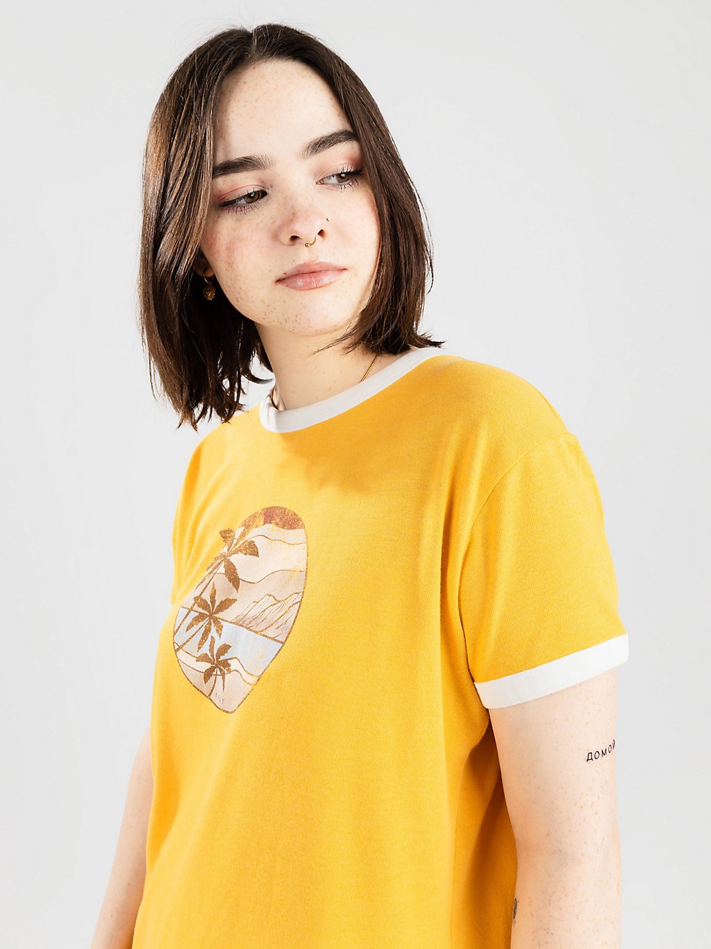 Roxy Bailing Dream A T-Shirt geel
