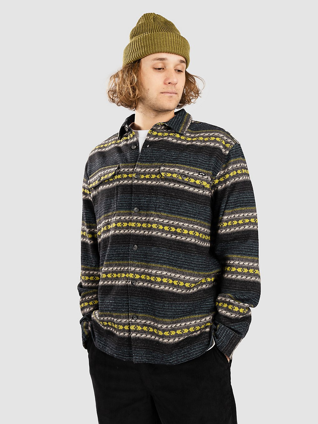 Billabong Offshore Jacquard Flannel Hemd grijs