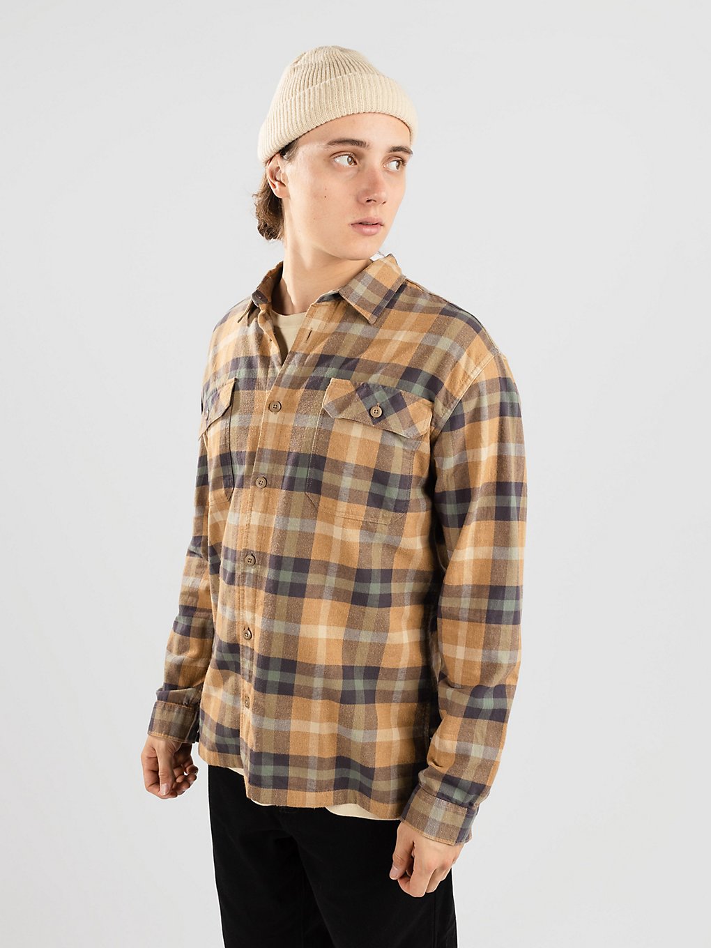 Patagonia Organic Cotton Mw Fjord Flannel Hemd bruin